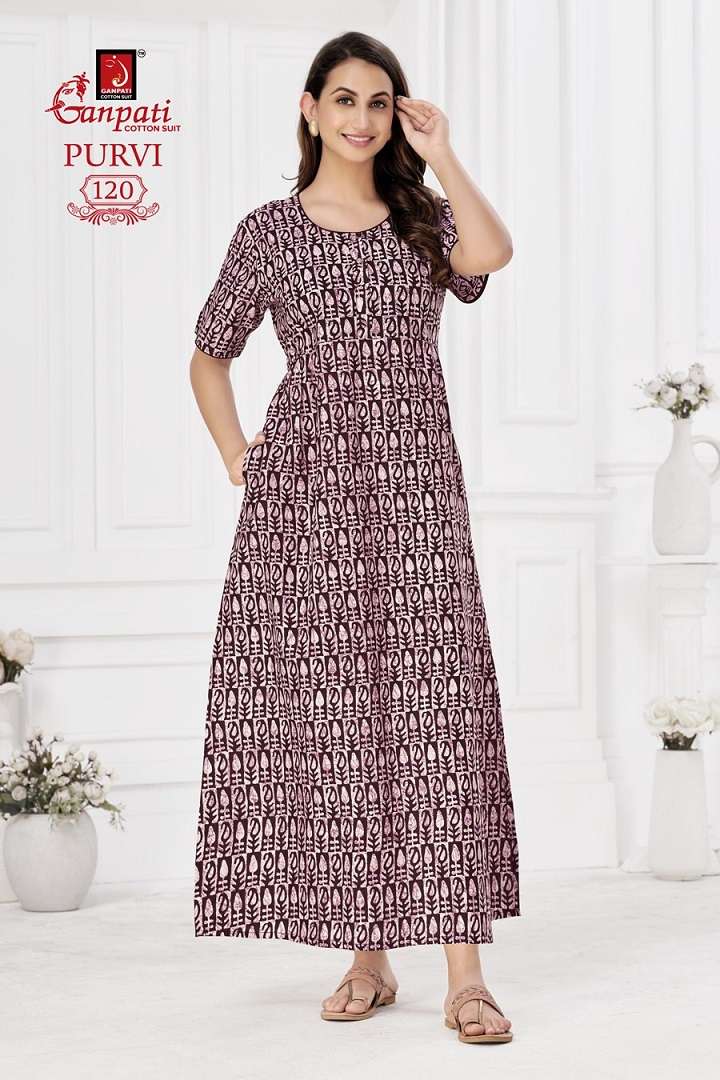 Ganpati Purvi Nighty Vol-1 – Readymade Wholesale Catalog