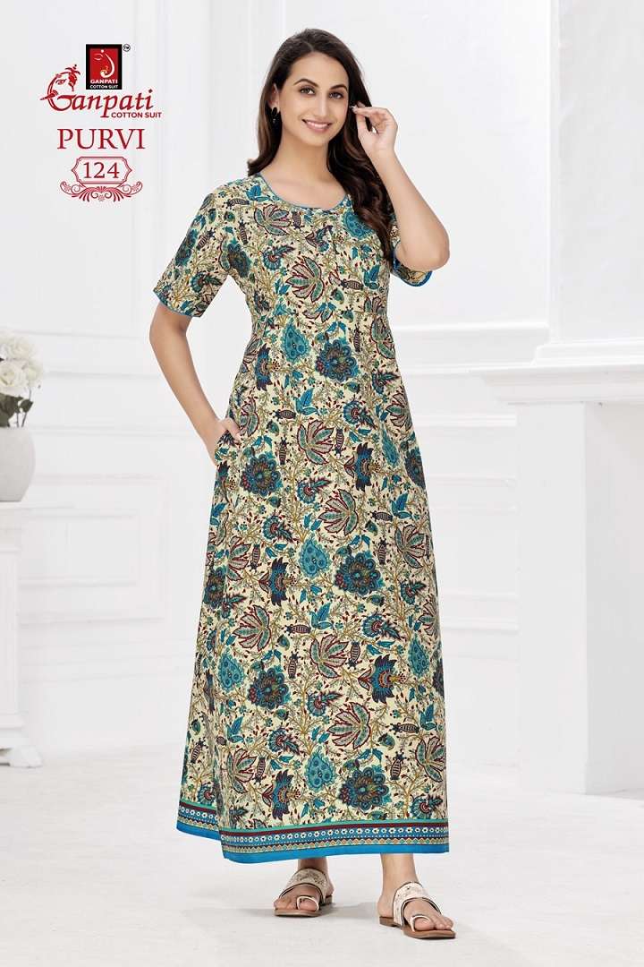 Ganpati Purvi Nighty Vol-1 – Readymade Wholesale Catalog