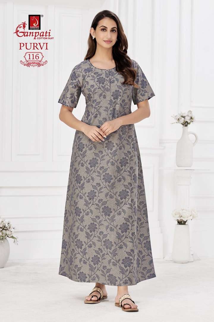Ganpati Purvi Nighty Vol-1 – Readymade Wholesale Catalog