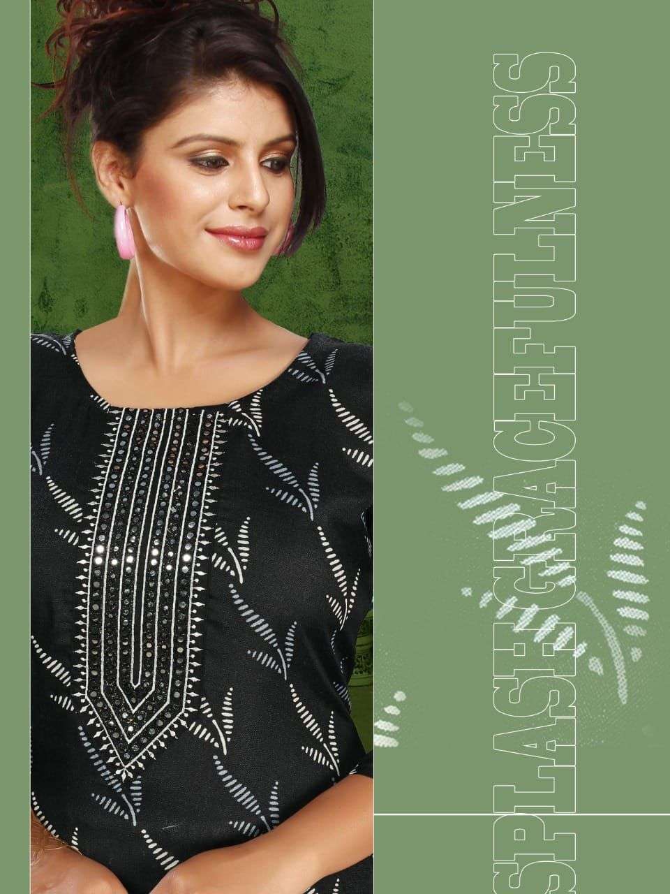 GREEN TOMATO Jaanvi Kurti Wholesale catalog