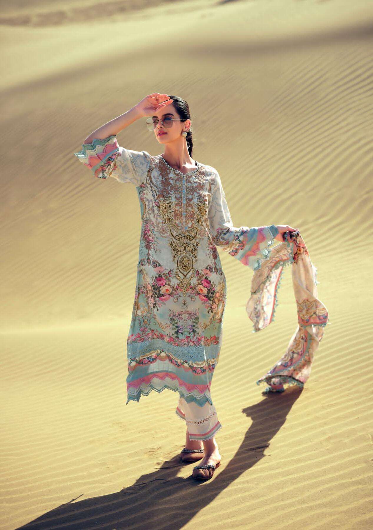 Gull Jee Petals Muslin Embroidery Salwar Kameez Wholesale catalog