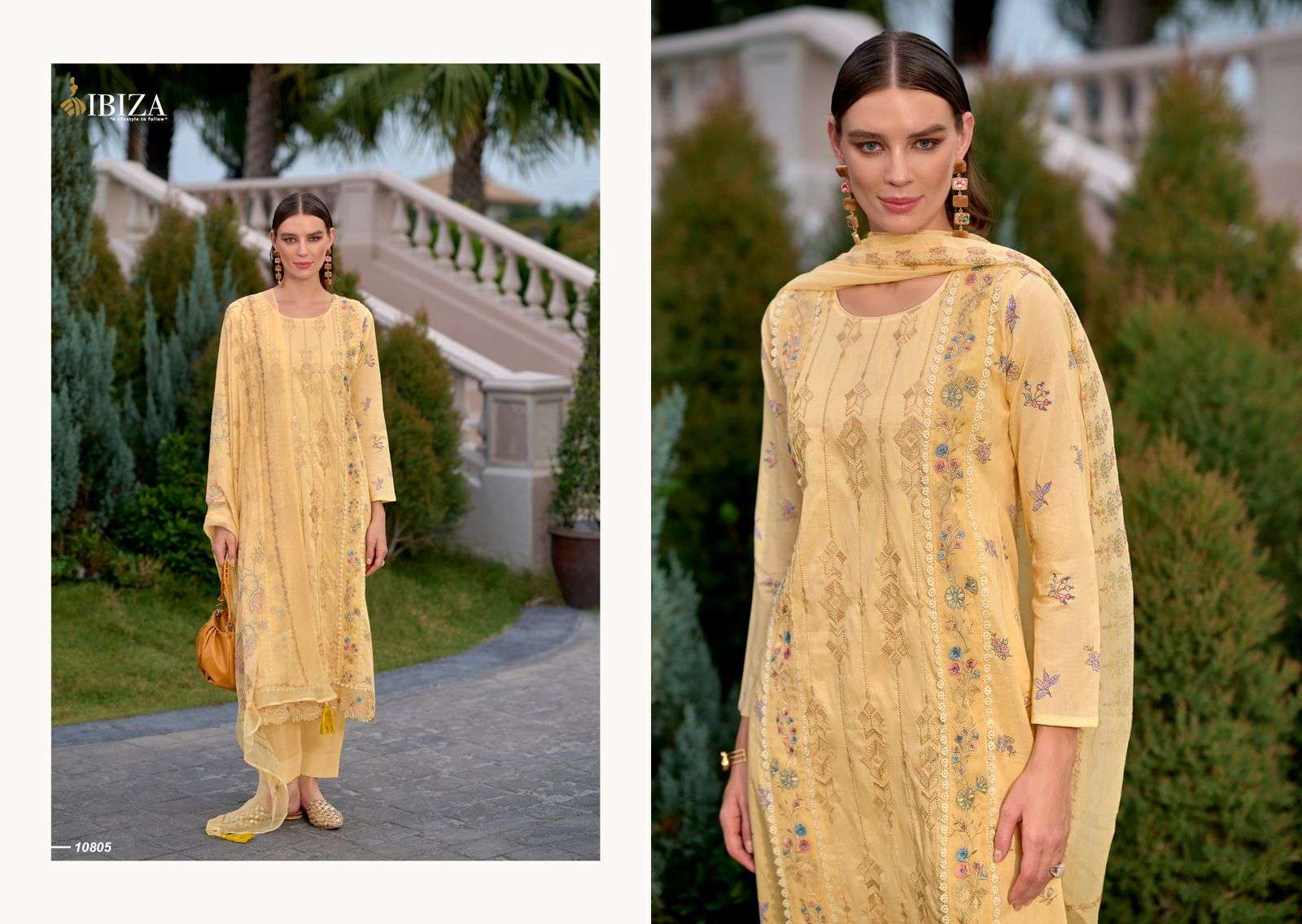 Ibiza Lavesta Lawn Cotton Digital Print Salwar Kameez Wholesale catalog
