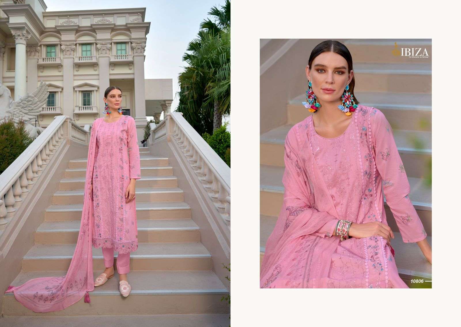 Ibiza Lavesta Lawn Cotton Digital Print Salwar Kameez Wholesale catalog