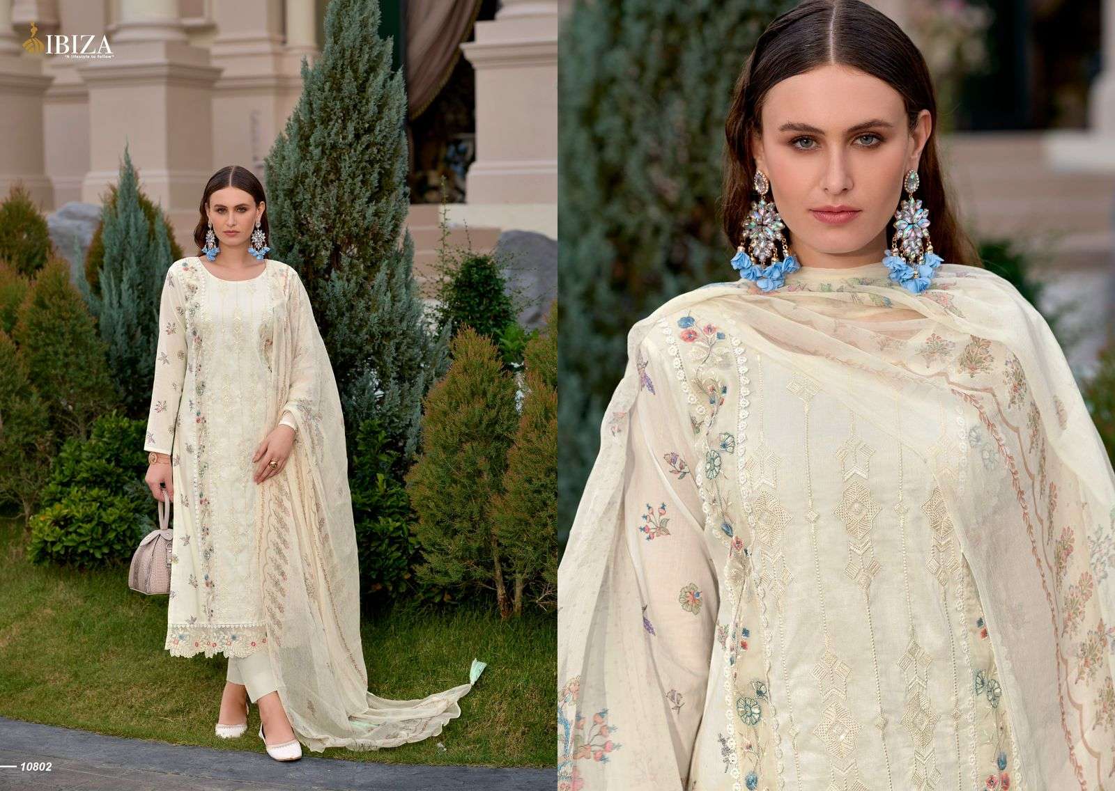 Ibiza Lavesta Lawn Cotton Digital Print Salwar Kameez Wholesale catalog