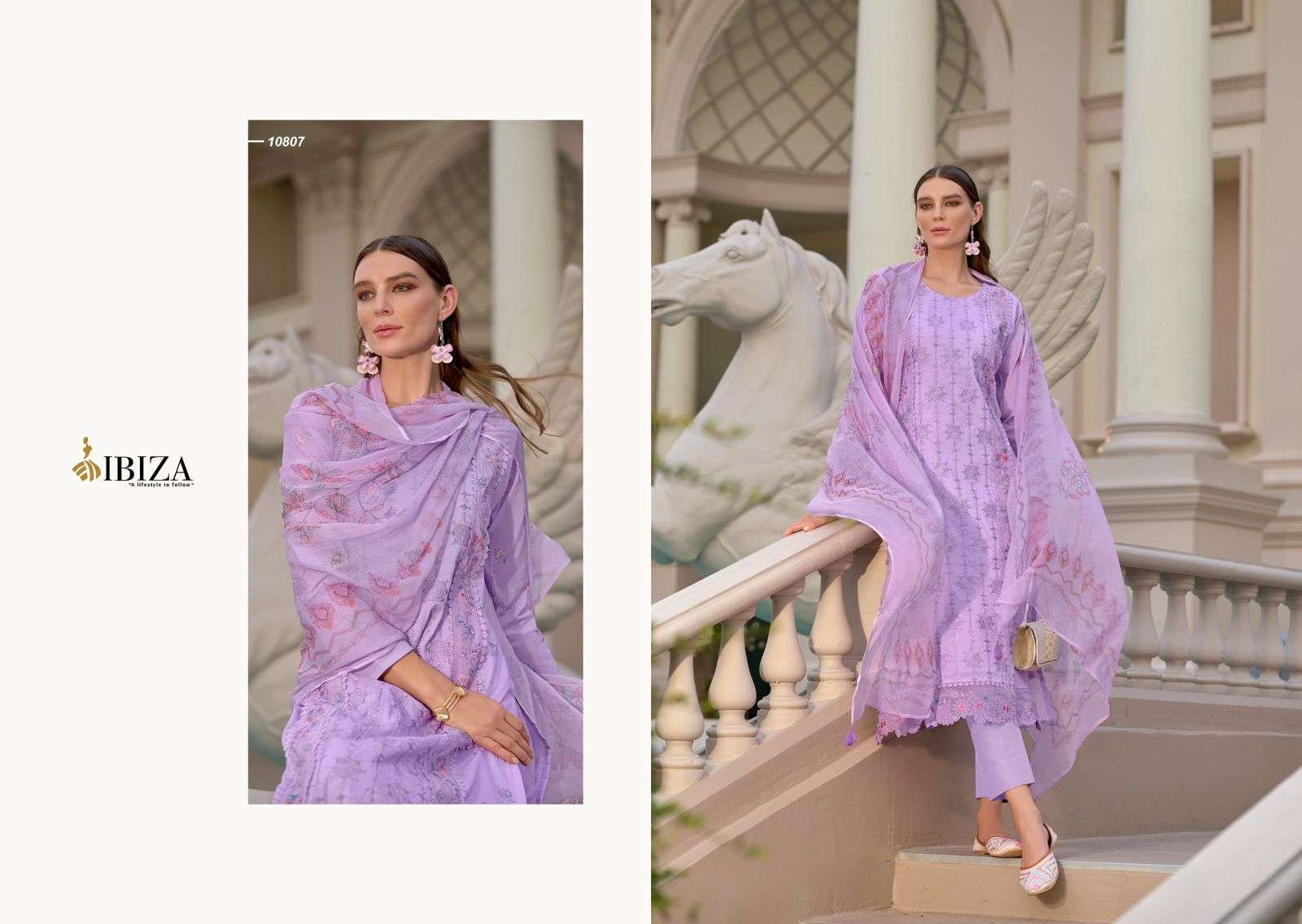 Ibiza Lavesta Lawn Cotton Digital Print Salwar Kameez Wholesale catalog