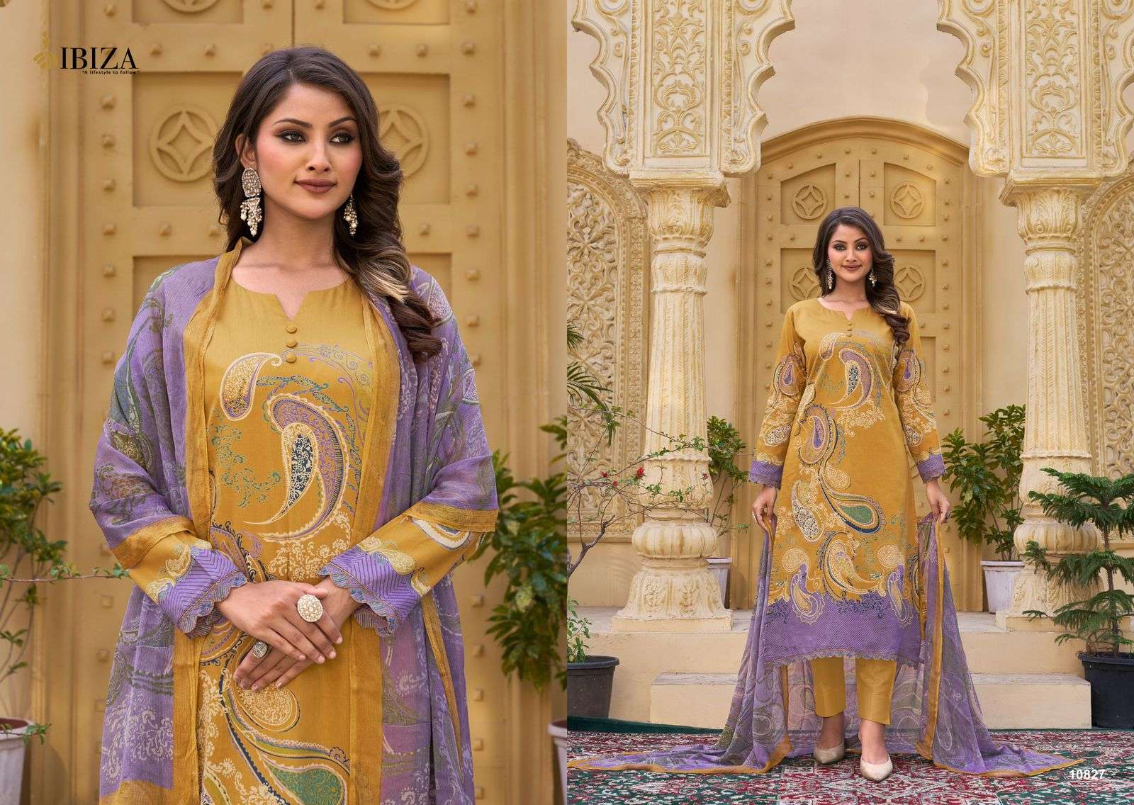 Ibiza Shehzadi Jam Cotton Designer Salwar Kameez Wholesale catalog