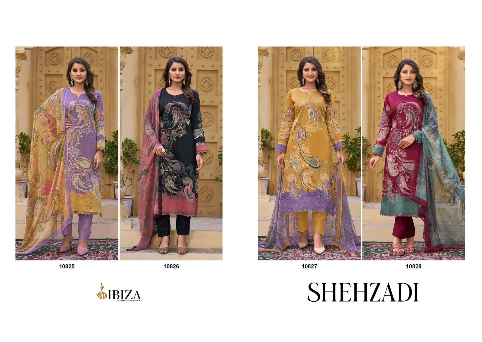 Ibiza Shehzadi Jam Cotton Designer Salwar Kameez Wholesale catalog