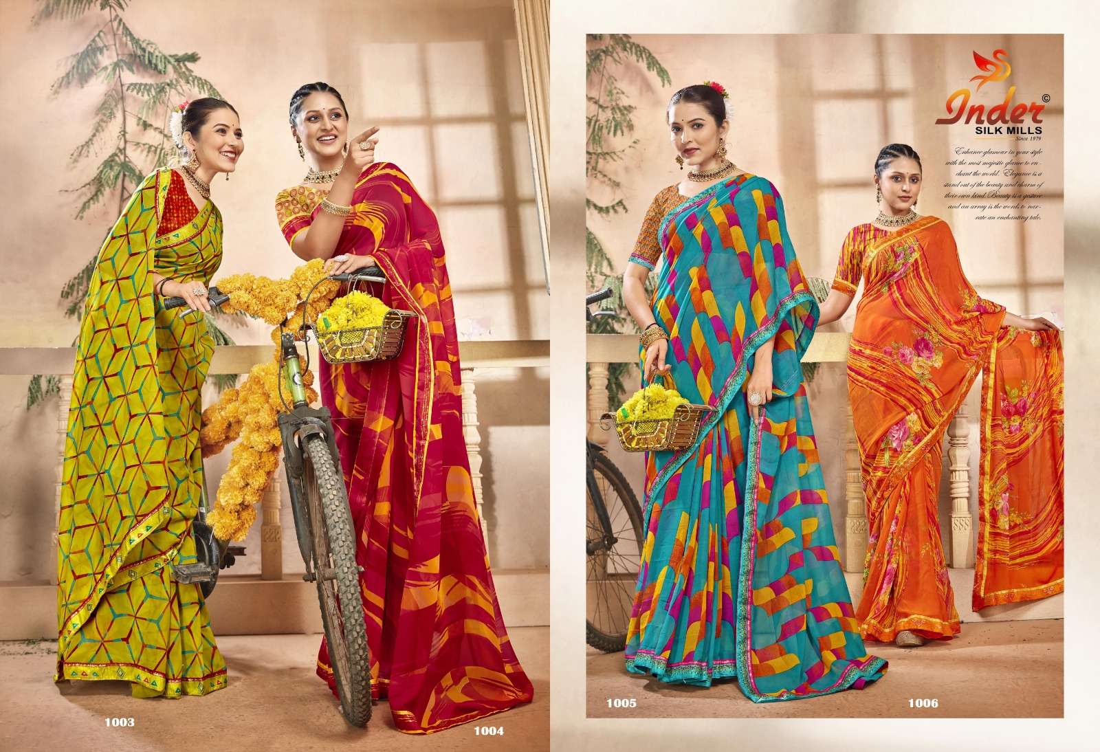 INDER SILK MILLS CREATION 6033 Saree Wholesale catalog