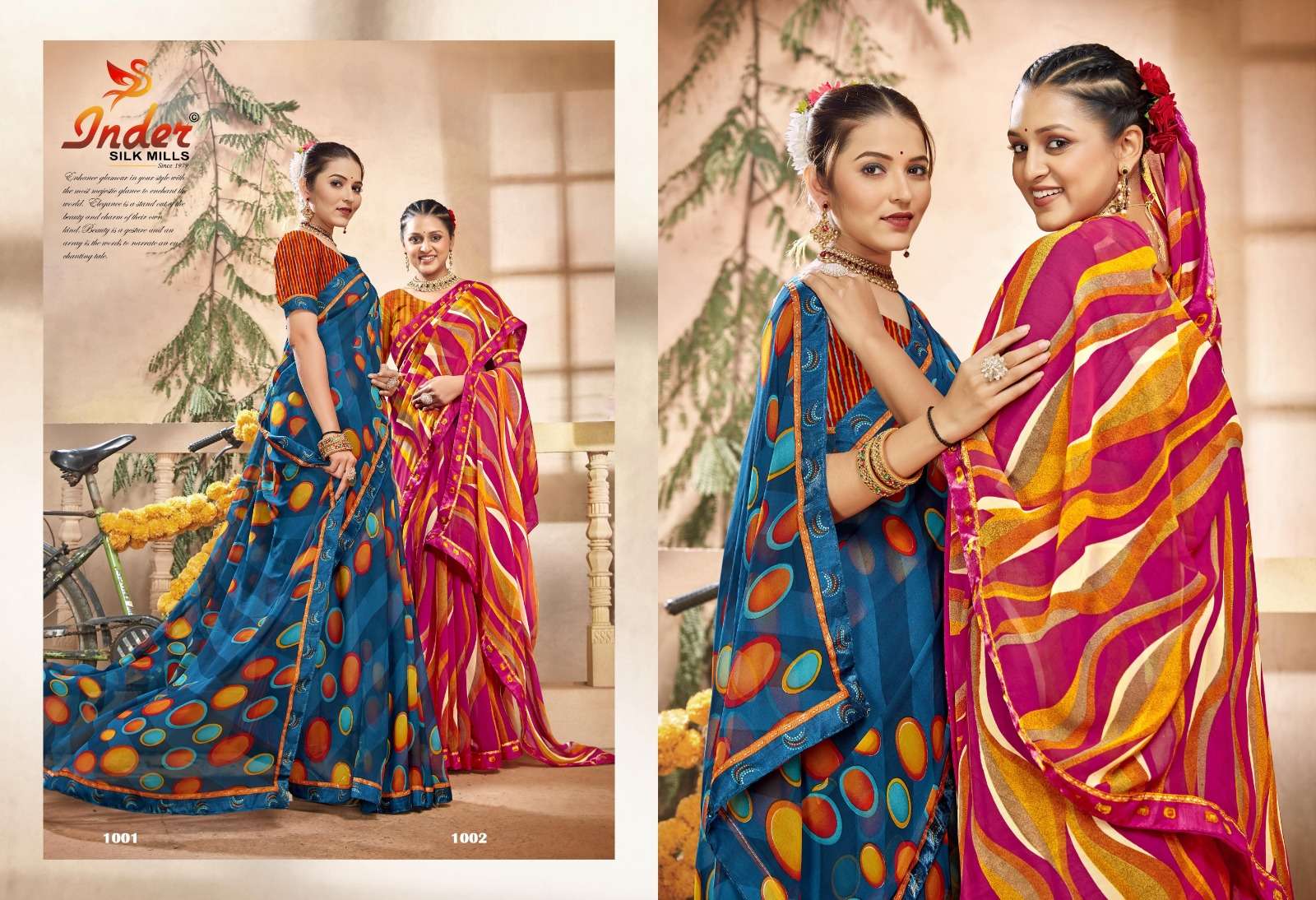 INDER SILK MILLS CREATION 6033 Saree Wholesale catalog