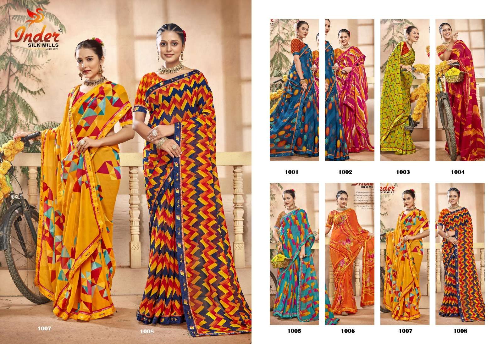 INDER SILK MILLS CREATION 6033 Saree Wholesale catalog