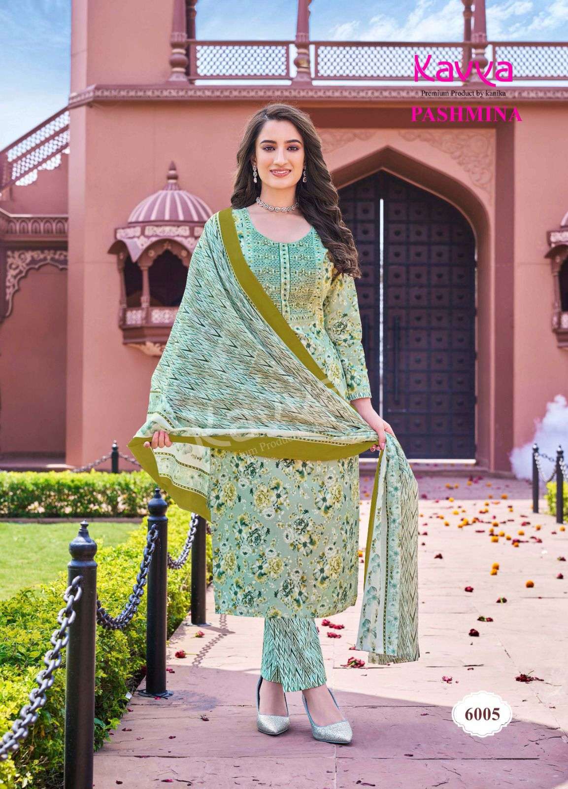 KAVYA  PASHMINA Vol -6 Kurti Wholesale catalog