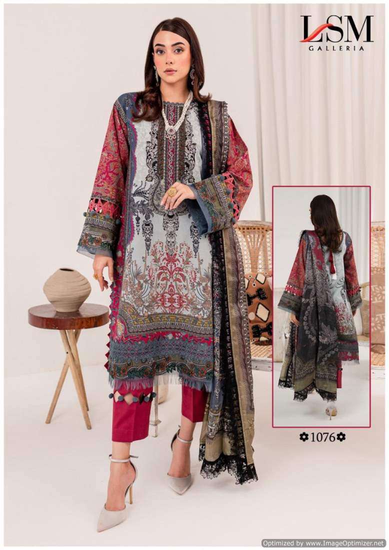 Lsm Parian Dream Vol-8 – Dress Material - Wholeslae Catalog