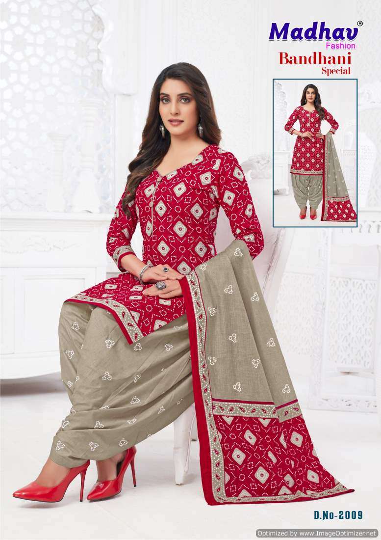 Madhav Bandhani Special Vol-2 – Dress Material - Wholesale Catalog