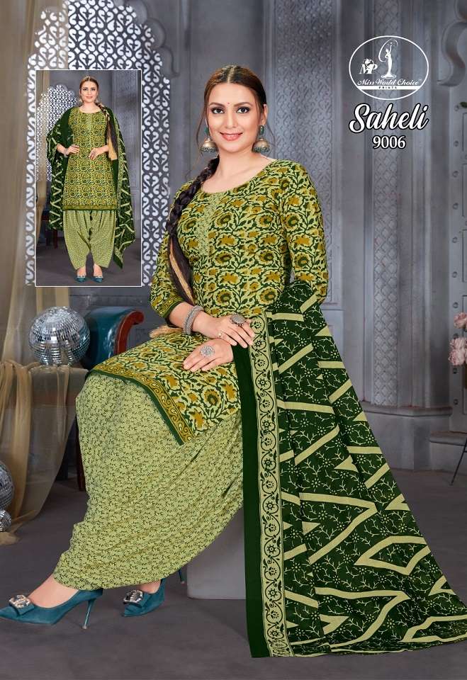 Miss World Saheli Vol-9 – Dress Material - Wholesale Catalog