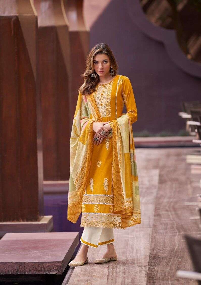 Mumtaz Samaa Lawn Cambric Designer Salwar Suits Wholesale catalog
