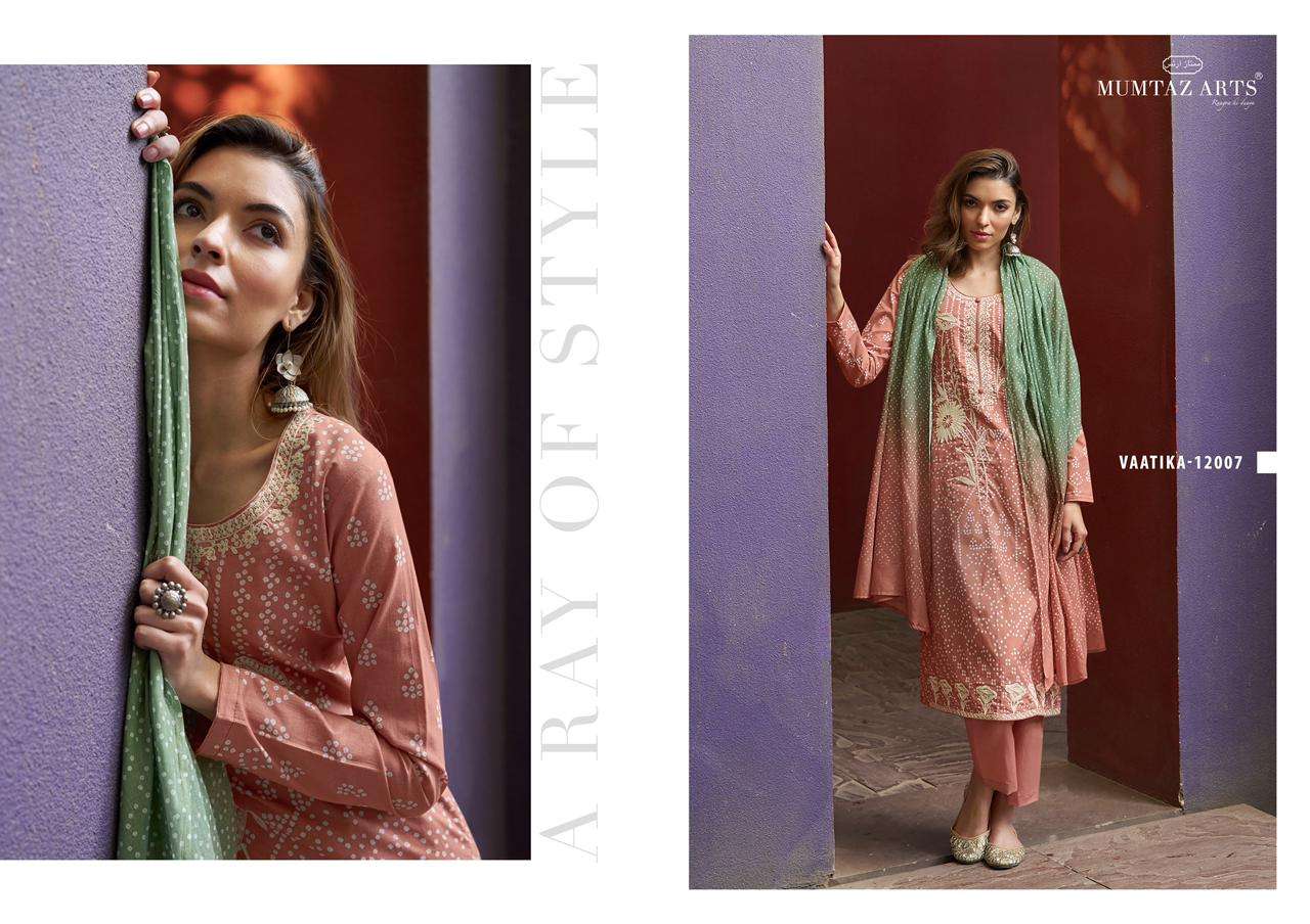 Mumtaz Vaatika Cotton Digital Printed Dress Material Wholesale catalog