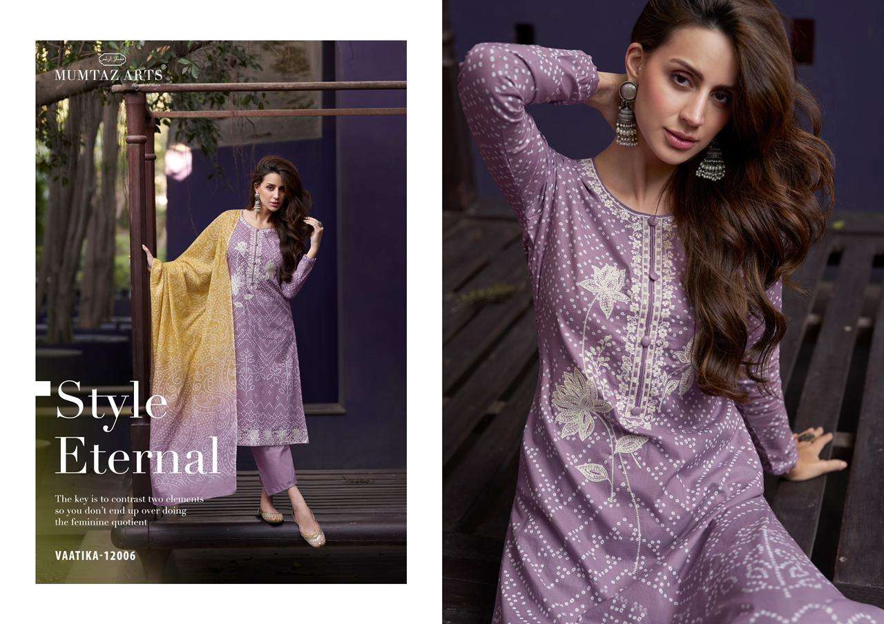 Mumtaz Vaatika Cotton Digital Printed Dress Material Wholesale catalog