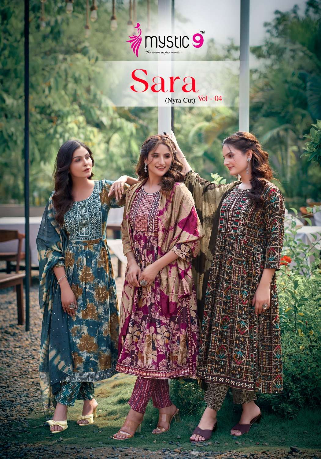 MYSTIC 9 SARA vol -4 Kurti Wholesale catalog