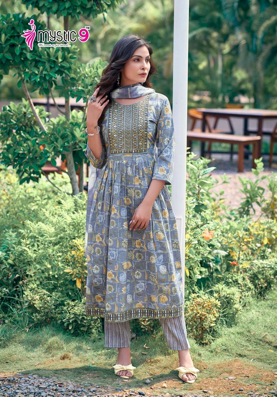MYSTIC 9 SARA vol -4 Kurti Wholesale catalog