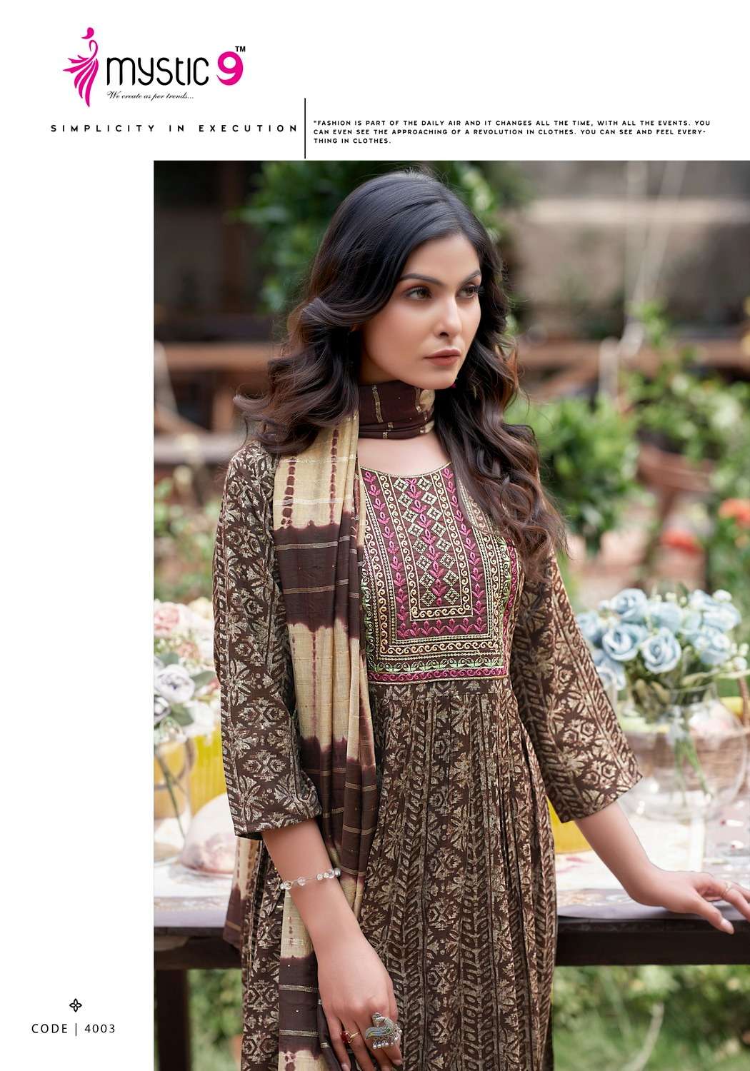 MYSTIC 9 SARA vol -4 Kurti Wholesale catalog