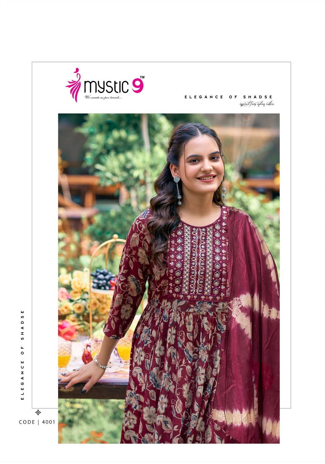 MYSTIC 9 SARA vol -4 Kurti Wholesale catalog