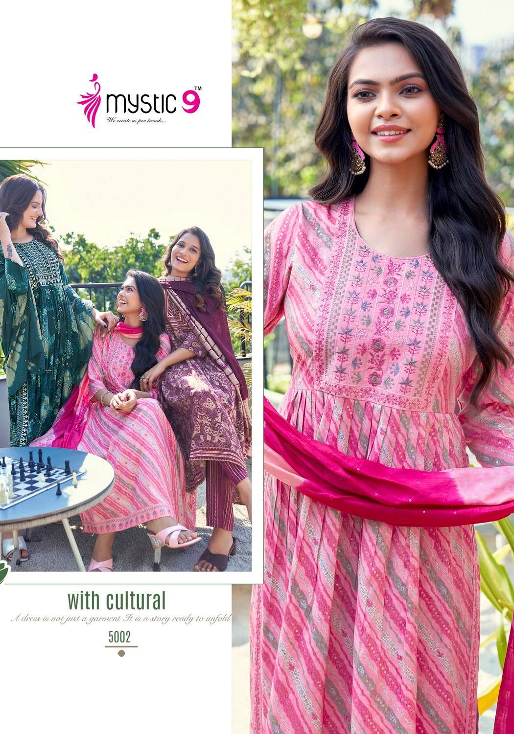 MYSTIC 9 SARA vol -5 Kurti Wholesale catalog