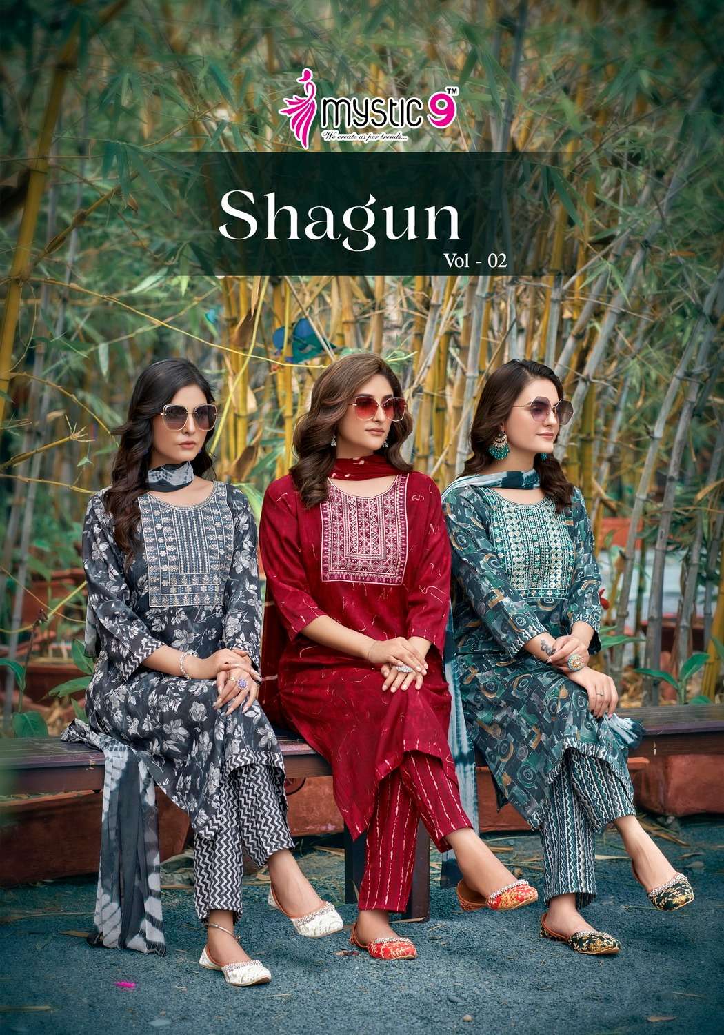 MYSTIC 9 SHAGUN  VOL 2 Kurti Wholesale catalog