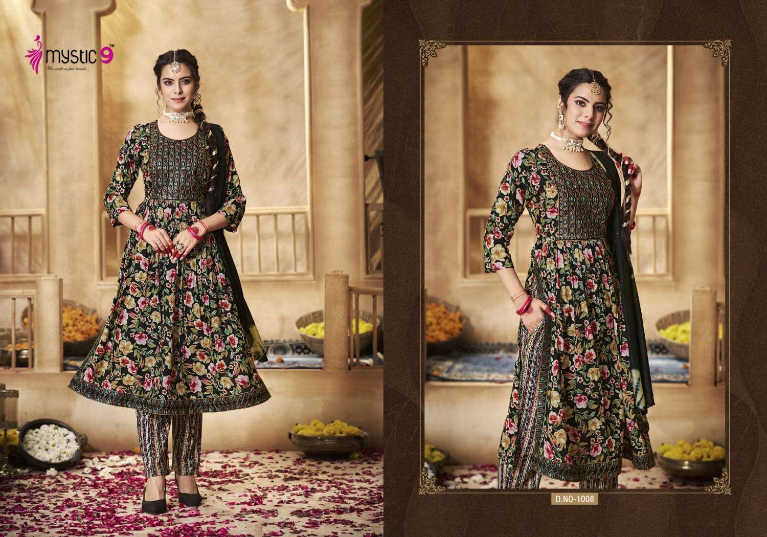 MYSTIC9 SIMRAN vol -1 Kurti Wholesale catalog