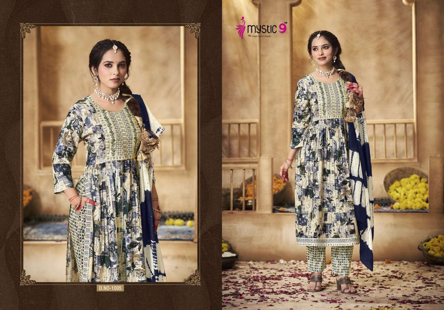 MYSTIC9 SIMRAN vol -1 Kurti Wholesale catalog