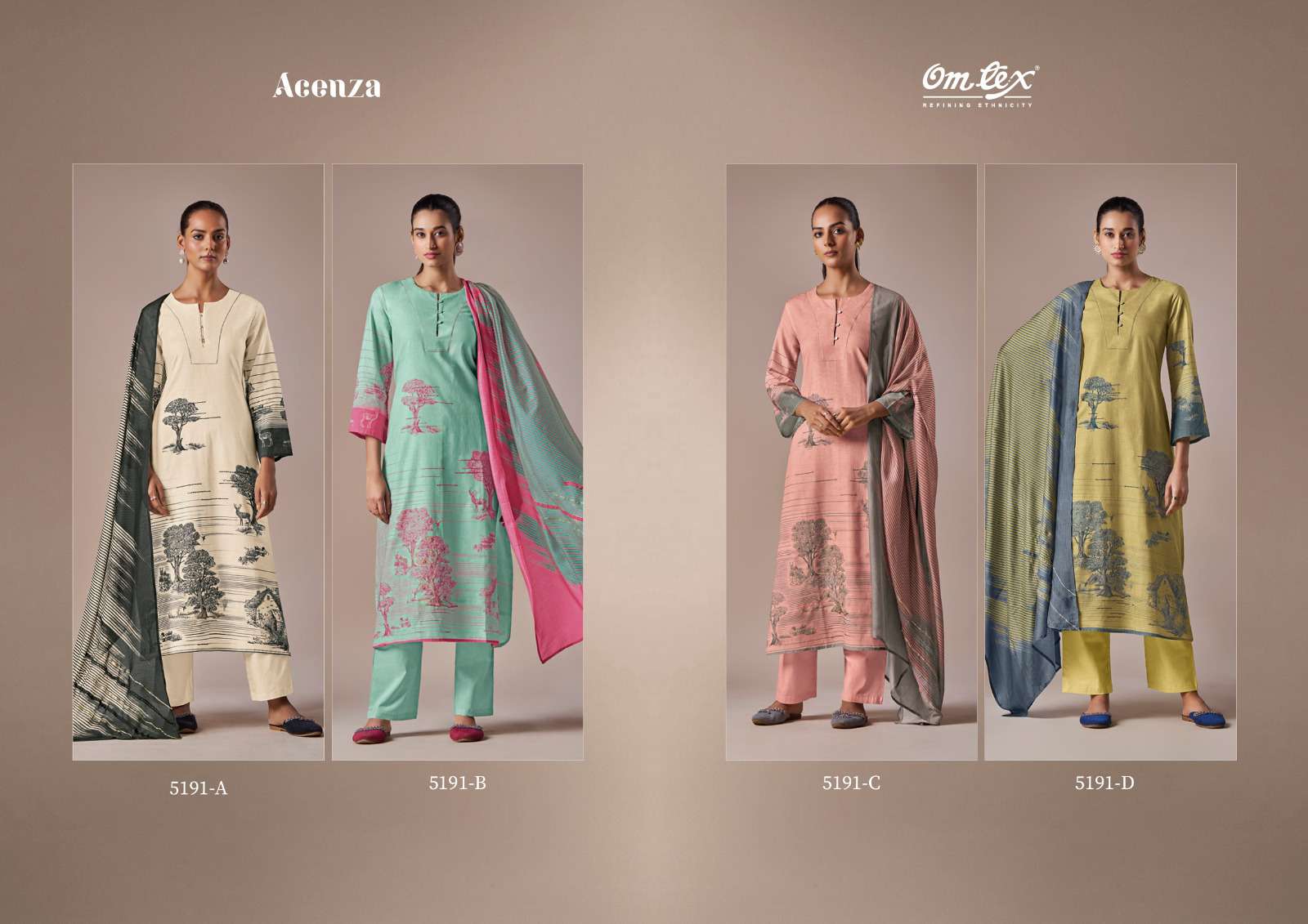 OMTEX ACENZA Salwar Kameez Wholesale catalog