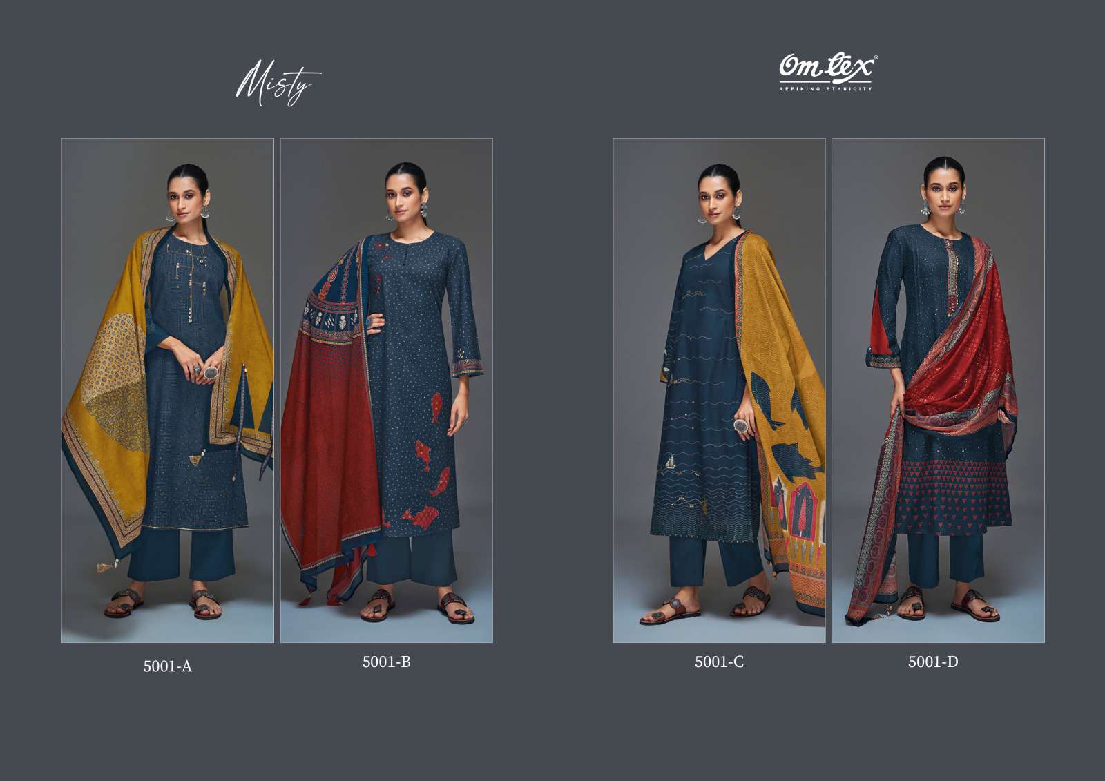 OMTEX MISTY Salwar Kameez Wholesale catalog