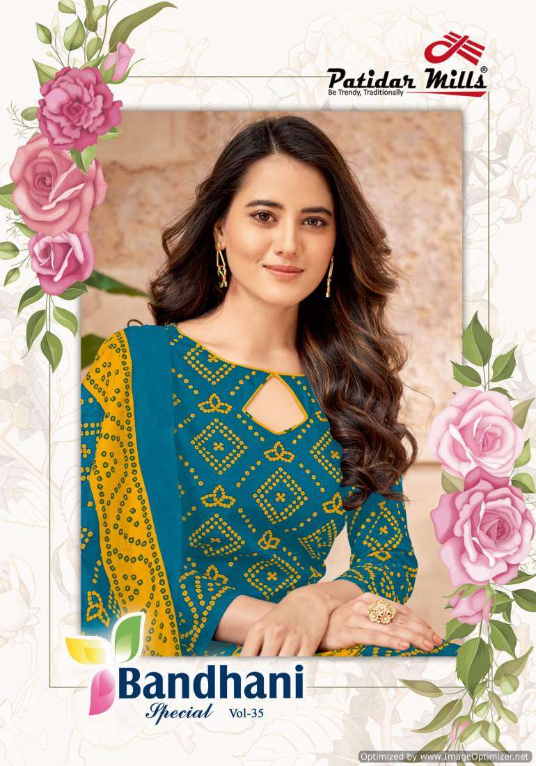 Patidar Mills Bandhani Special Vol-35 – Dress Material - Wholesale Catalog