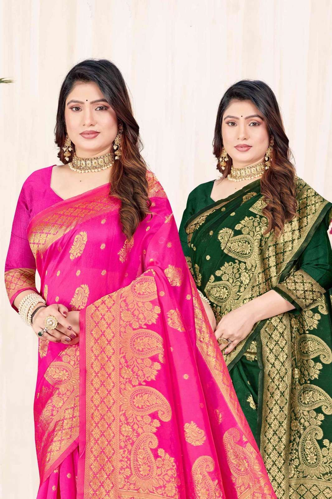 Ronisha Satyam  Banarasi Silk Saree Wholesale catalog