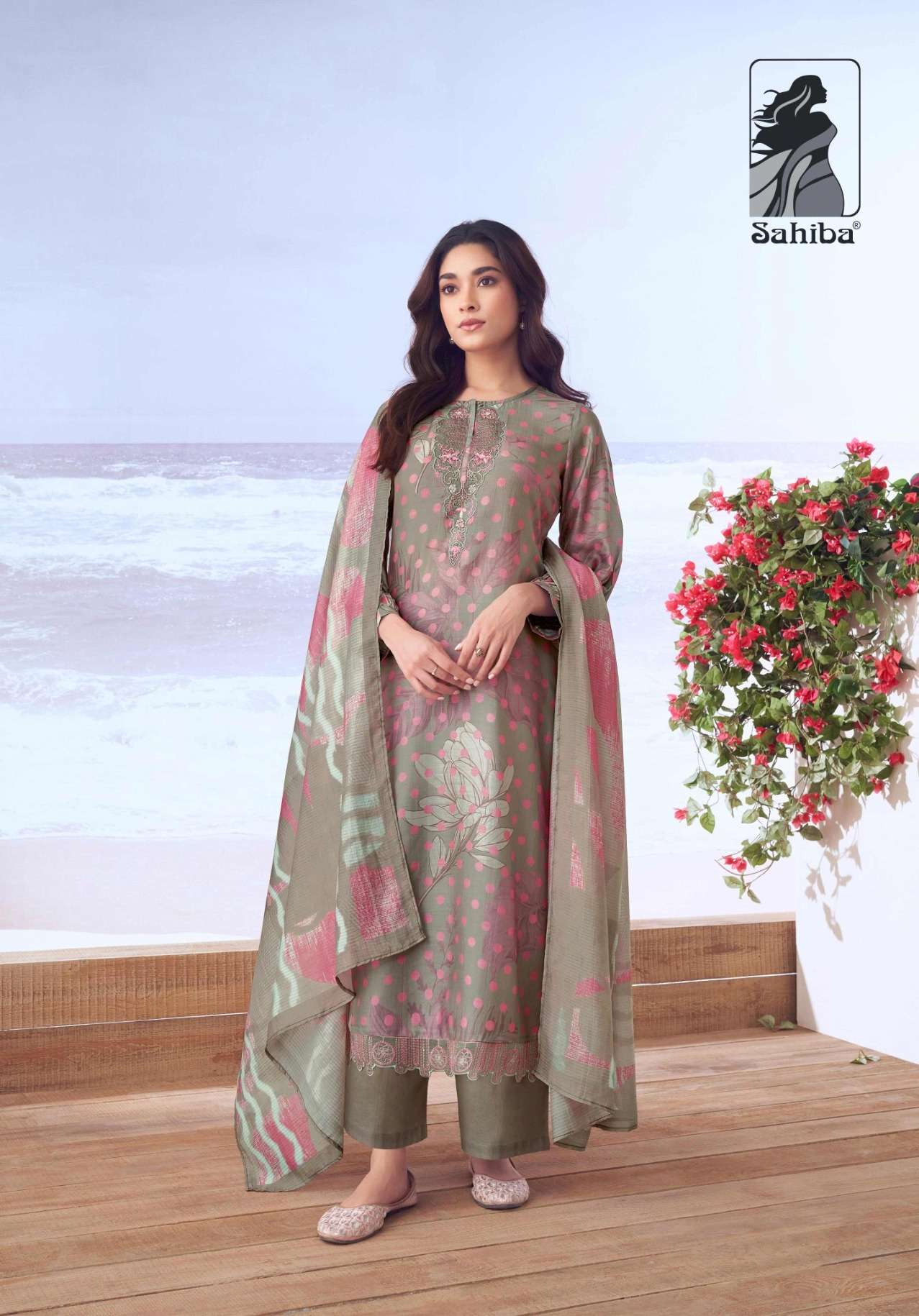 Sahiba RAAHI Dress Material Wholesale catalog