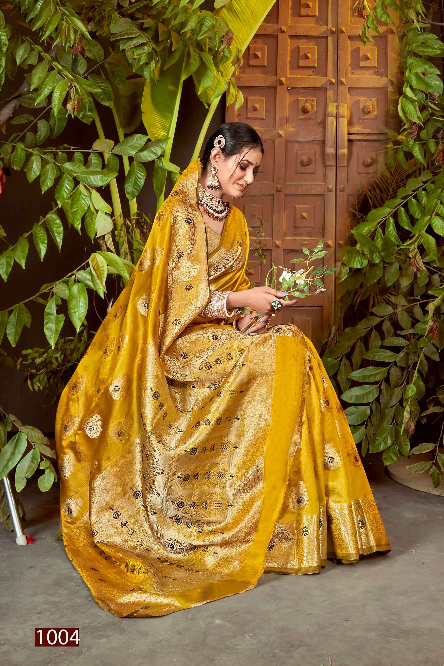 Saroj Haar Shringar vol.2 Premium cxc bright organza silk in bright matching Saree Wholesale catalog    