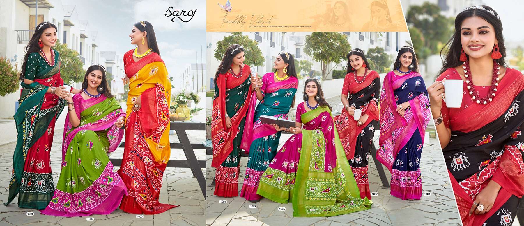 Saroj Ikkaya Vol.2 Soft cotton silk saree Saree Wholesale catalog    