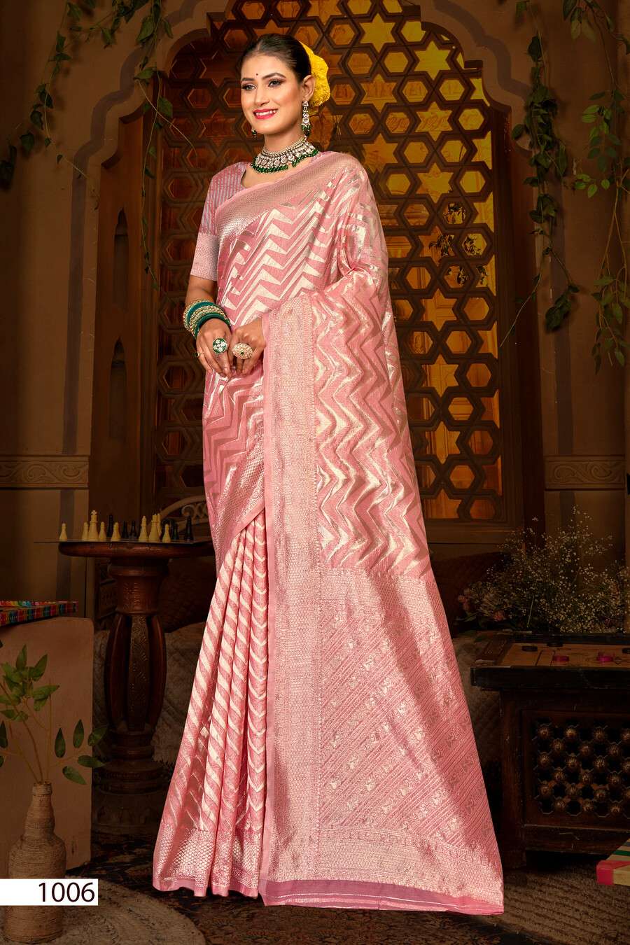 Saroj Pankhudi vol.9 Soft cotton linen with heavy rich pallu Saree Wholesale catalog    