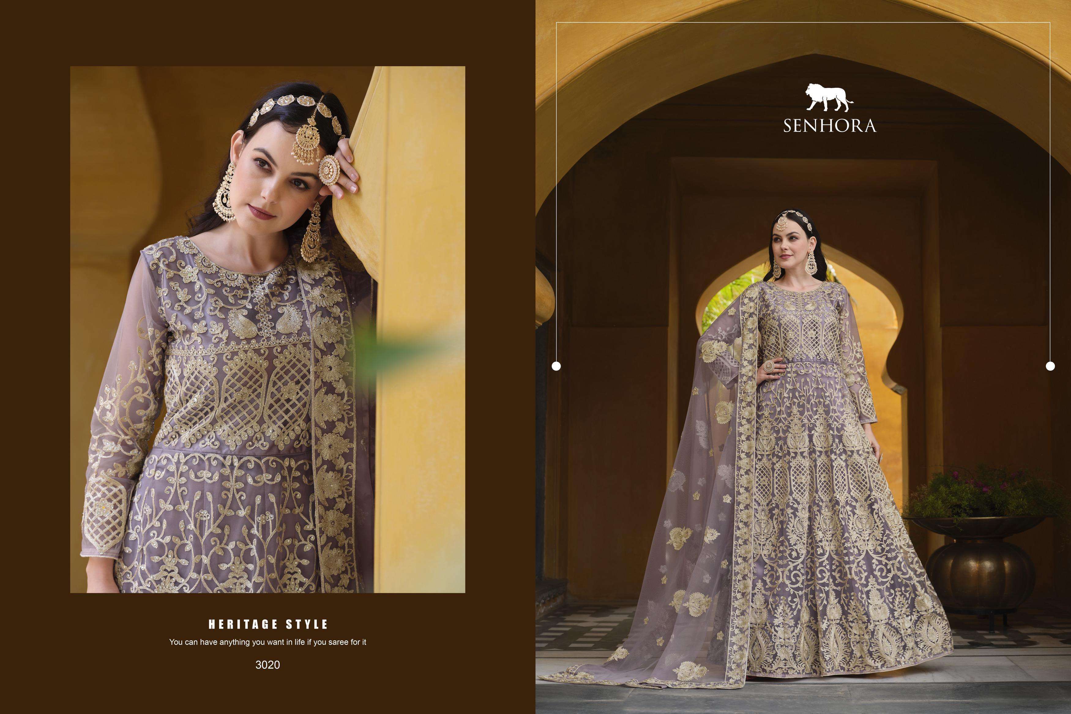 Senhora Kalishta Anarkali Designer Salwar Kameez  Wholesale catalog