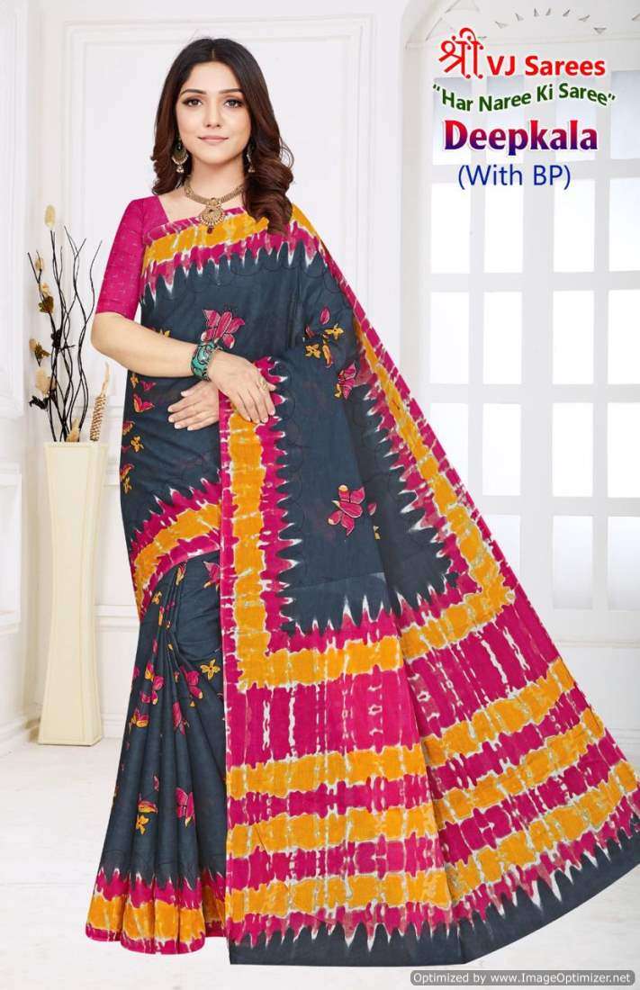 Shree VJ Deepkala Vol-1 – Cotton Sarees - Wholesale Catalog