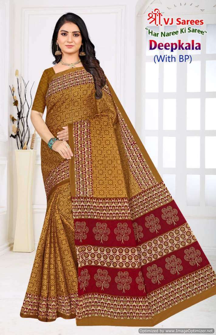 Shree VJ Deepkala Vol-1 – Cotton Sarees - Wholesale Catalog