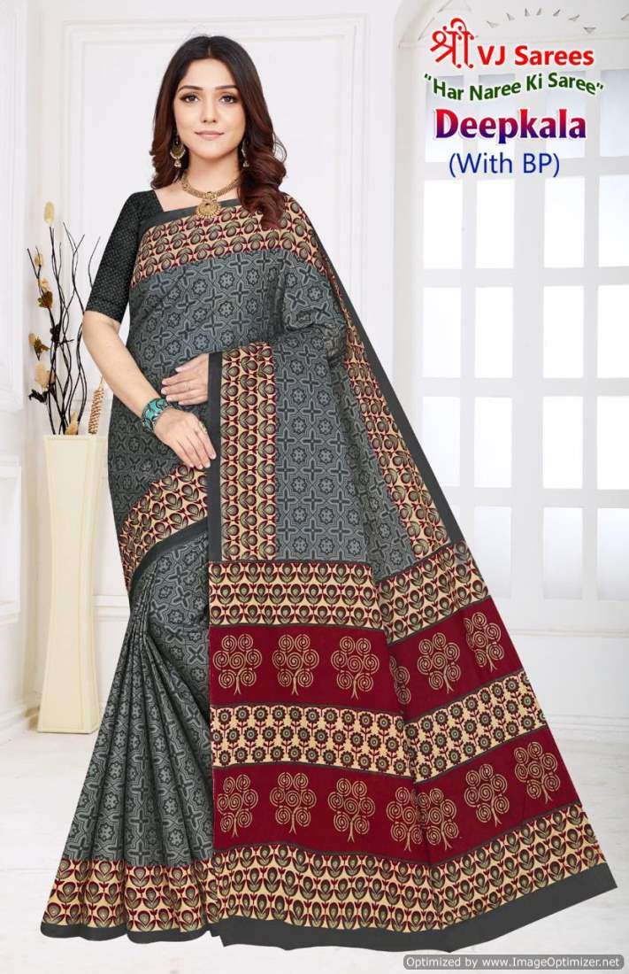Shree VJ Deepkala Vol-1 – Cotton Sarees - Wholesale Catalog