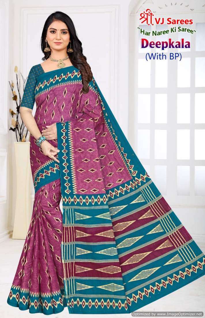 Shree VJ Deepkala Vol-1 – Cotton Sarees - Wholesale Catalog