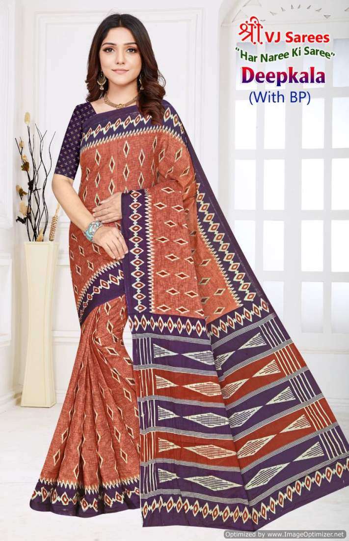 Shree VJ Deepkala Vol-1 – Cotton Sarees - Wholesale Catalog