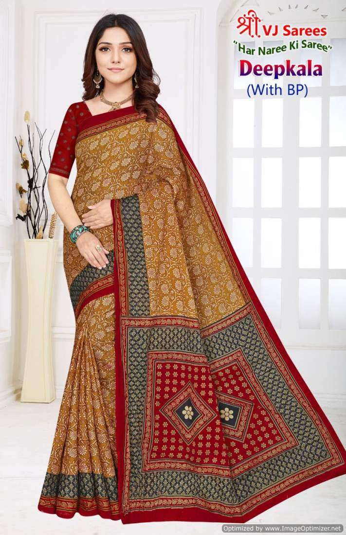 Shree VJ Deepkala Vol-1 – Cotton Sarees - Wholesale Catalog
