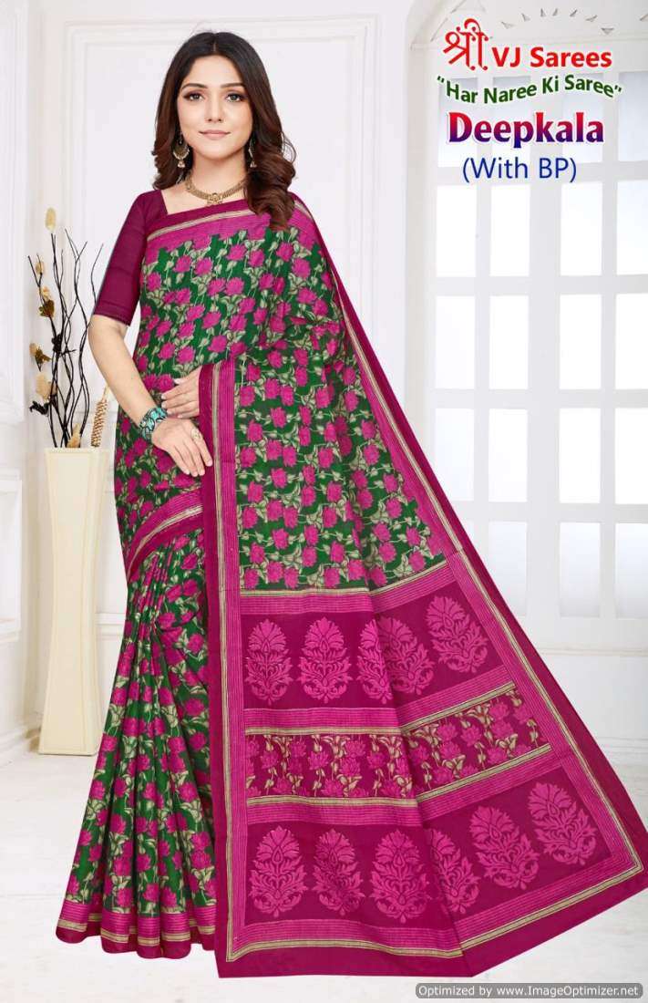 Shree VJ Deepkala Vol-1 – Cotton Sarees - Wholesale Catalog