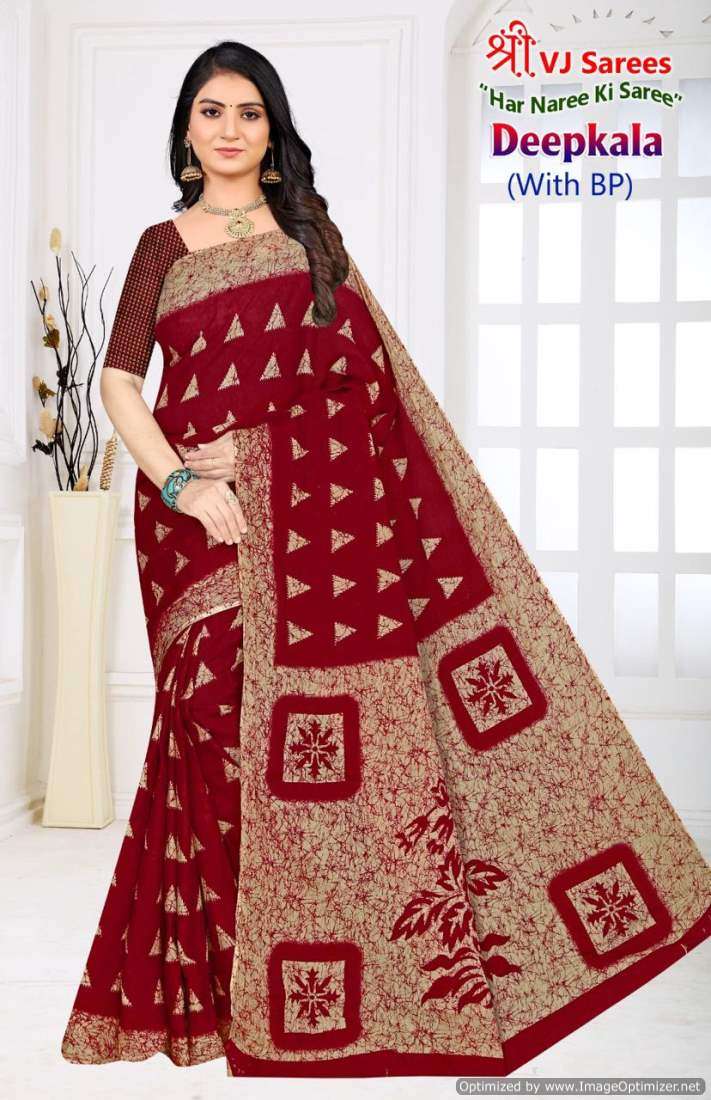 Shree VJ Deepkala Vol-1 – Cotton Sarees - Wholesale Catalog