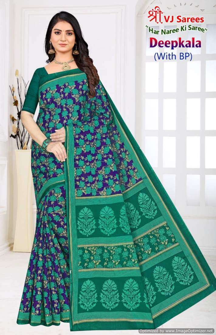 Shree VJ Deepkala Vol-1 – Cotton Sarees - Wholesale Catalog