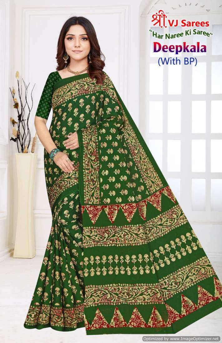 Shree VJ Deepkala Vol-1 – Cotton Sarees - Wholesale Catalog