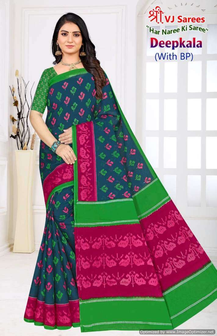 Shree VJ Deepkala Vol-1 – Cotton Sarees - Wholesale Catalog