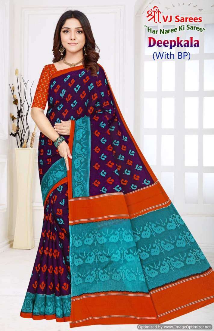 Shree VJ Deepkala Vol-1 – Cotton Sarees - Wholesale Catalog